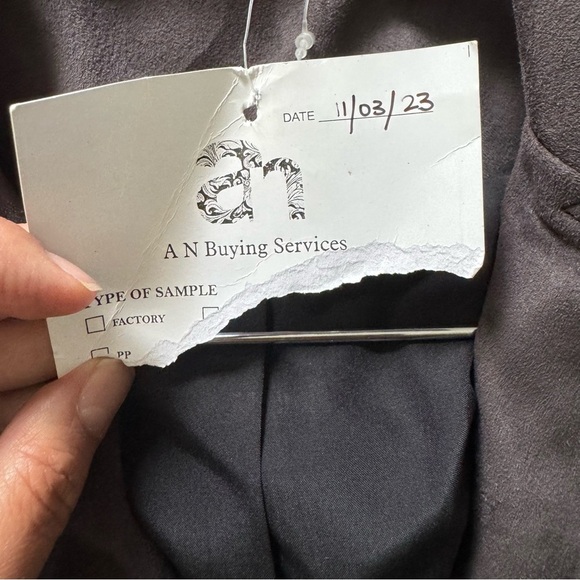 NWT Gray Suede? Fringe Western Jacket size Medium - Picture 9 of 9